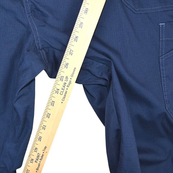 Carhartt Navy Blue Workwear Pants 3X Short Utility Ripstop Cotton Blend Scrubs - Picture 8 of 10